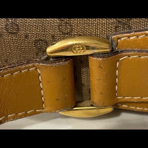 Gucci Vintage 80’s camel cross body handbag - Picture 5 of 8